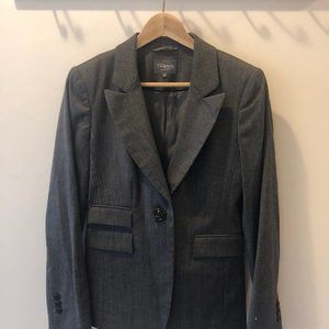 Beautiful Silver-Grey TM Lewin Suit